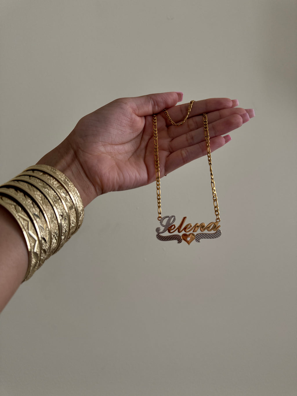 DOUBLE PLATED CUSTOM NAME NECKLACE💟 GOLD/SILVER