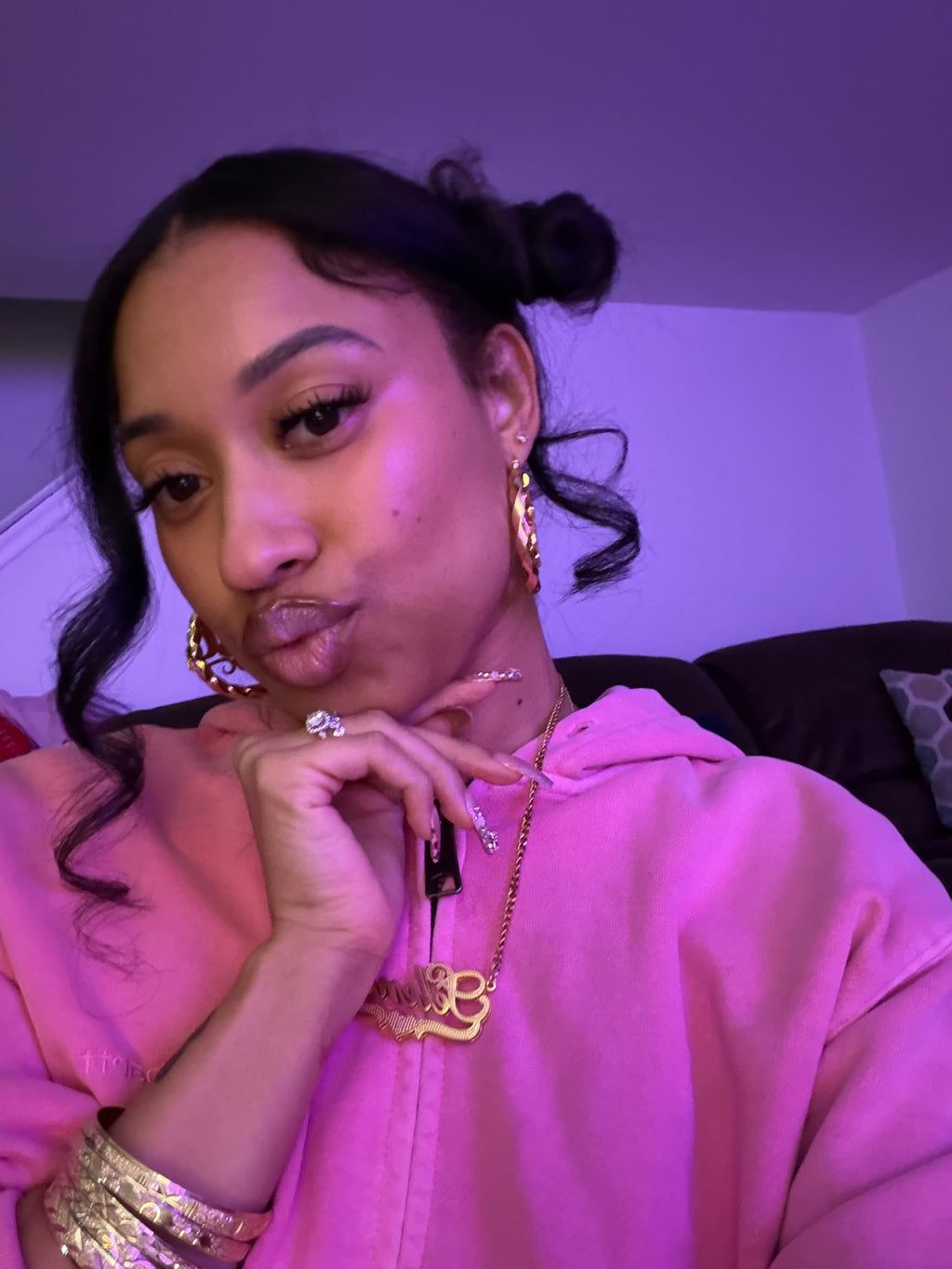 DOUBLE PLATED CUSTOM NAME NECKLACE💖 ALL GOLD